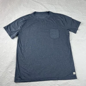 Vuori Shirt Mens XL Blue Tradewind Performance Pocket Breathable Tee - Picture 1 of 7