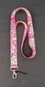 Cordón rosa My Little Pony con clip de metal varias imágenes de personajes de pony - Imagen 1 de 5