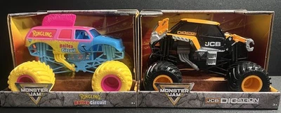 2025 Monster Jam 1:24 JCB Digatron & Ringling Bailey цепи + Digatron мини - Изображение 1 из 4