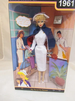2009 My Favorite Career 1961 Registered Nurse Barbie Collector Doll  - MIB NRFB - Image 1 of 4