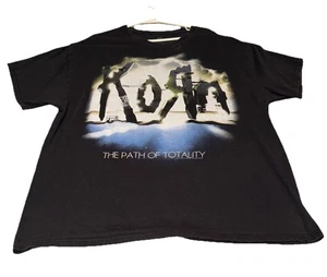 Camisa Korn Band Talla Para Hombres XL Concierto de Rock Negro 2011 Path To Totality Tour - Imagen 1 de 6