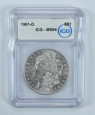 1901-O Morgan Silver Dollar MS64 ICG *2521 - Image 1 of 4