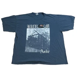 Vintage 2007 1Burzum Aske Y2K Norvegian Black Metal Band T-Shirt Size XL - Picture 1 of 3