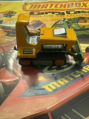 Vintage Matchbox 1975 Big Bull Tractor #12 Made In England Lesney Dozer - Image 1 of 4