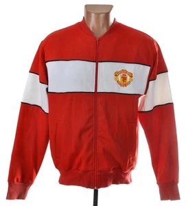 CHAQUETA DE FÚTBOL DE ENTRENAMIENTO MANCHESTER UNITED 1984/1986 MARCADOR SORTEO TALLA L ADULTO - Imagen 1 de 12
