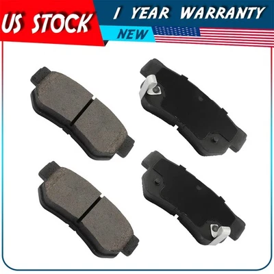 Front Ceramic Brake Pads Kit For Hyundai 2001-2004 Santa Fe 1999-2008 Sonata - Image 1 of 4
