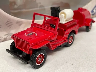 SOLIDO 3154 Jeep + tonne Made in France firefighters Diecast - Image 1 of 4