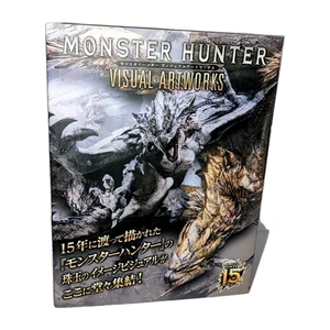 Monster Hunter Art Book CapCom 15th Anniv 2019 Visual Artworks HB DJ Japan NEW!  - Picture 1 of 23
