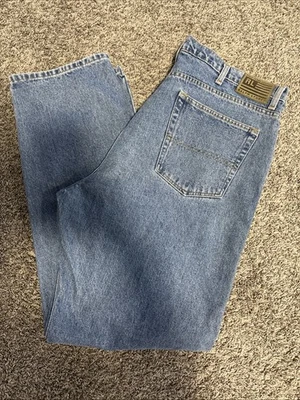 Vintage Ralph Lauren Polo Jeans Mens Blue Denim 40x34 Relaxed Fit Grandpa Jeans - Image 1 of 4