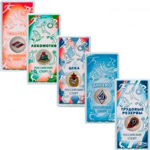 25 RUBLOS RUSIA 2025 Conjunto de 5 monedas Deporte ruso - Picture 1 of 4