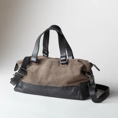 Bolso de Lona John Varvatos $1298 Cuero Lona Foto 1 de 4