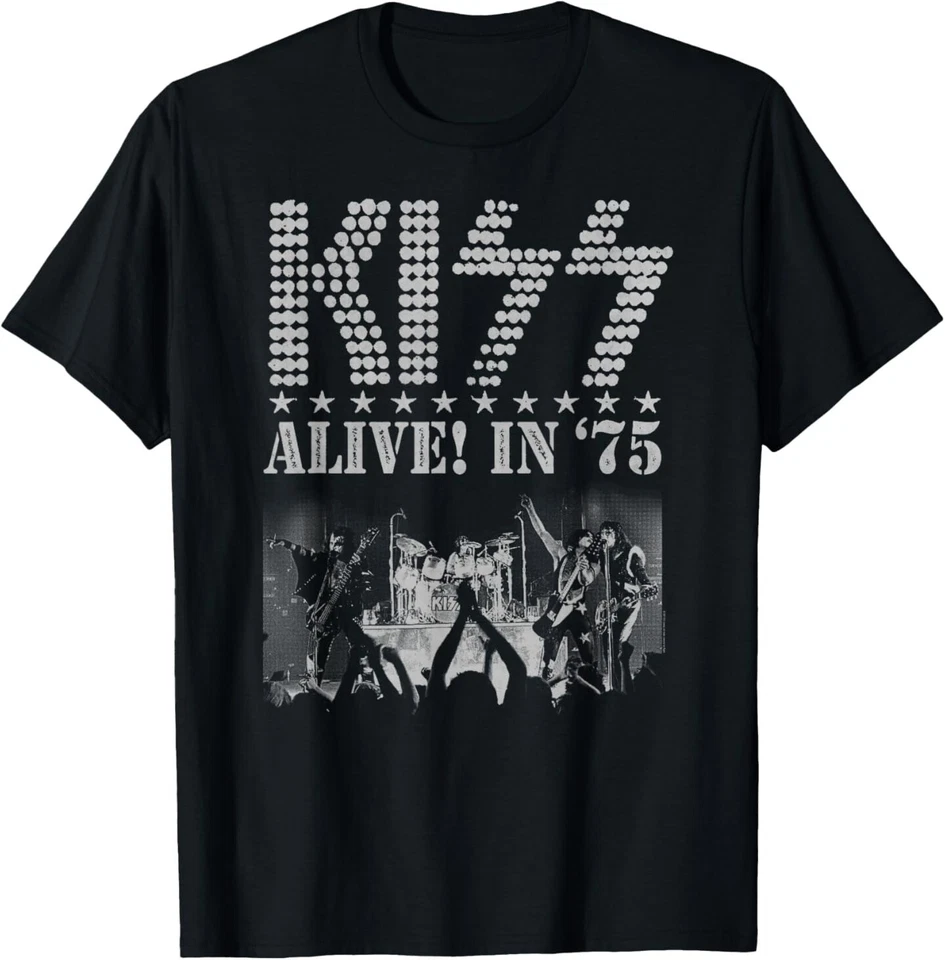 KISS - Alive in 1975 Tour T-Shirt - Image 1 of 1