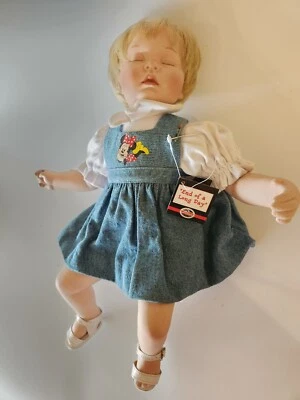 Muñeca Lee Middleton 16" Muñeca de porcelana doblada de Disney Mini Mouse Vestido Foto 1 de 4