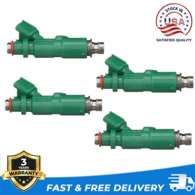 Juego de 4 inyectores de combustible FJ343 para Scion XA XB 2004-2006 y Toyota Prius 2001-2009 Foto 1 de 4