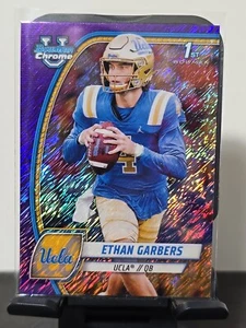 Ethan Garbers 2024 Bowman University cromo púrpura brillo refractor RC #72 UCLA - Imagen 1 de 6