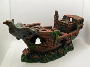 Adorno para Acuario Decoración Mediano Sunken Naufragio, Queda Gran - Imagen 1 de 4