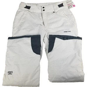 Arctix Classic Ski Snow Pants Insulated Womens M White 30"-32" Waist -29" Inseam - Picture 1 of 19