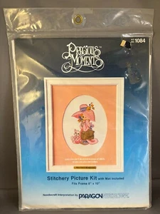 Precious Moments Stitchery Picture Kit Girl Dress Up God Created Mothers Paragon - Picture 1 of 5