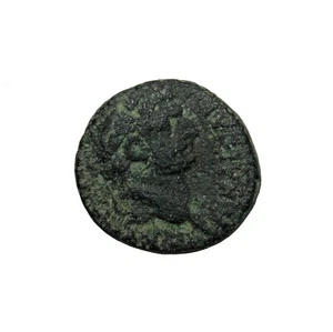 Nero Bronze AE18 Pamphylia Side Ancient Roman Coin 54-68 AD - Picture 1 of 2