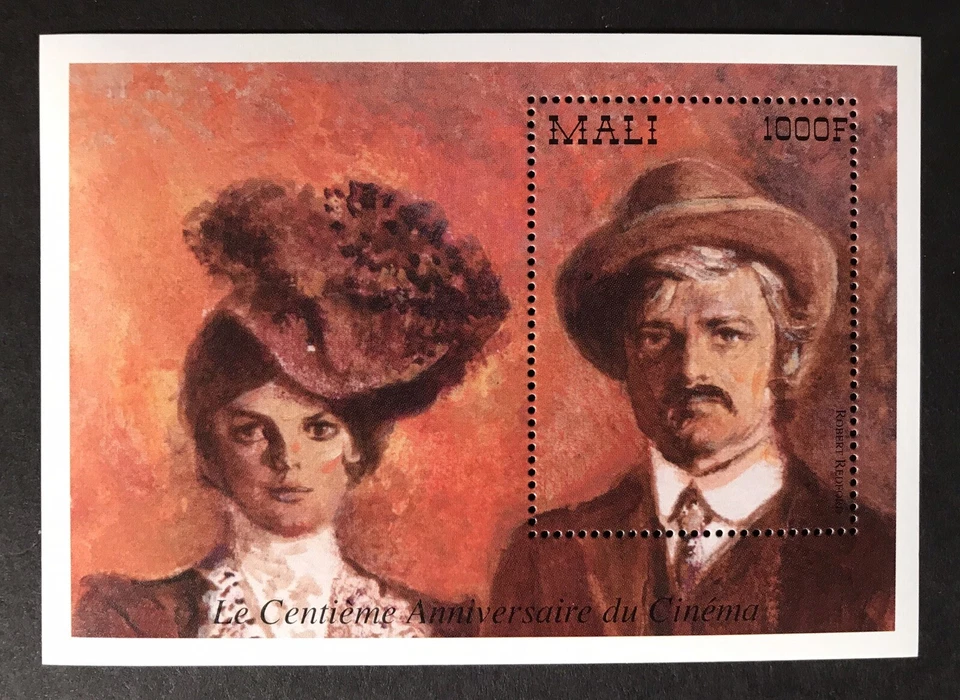 SELLO DE ACTORES DE CINE MALI WESTERN S/S 1996 MNH ROBERT REDFORD THE SUNDANCE KID Foto 1 de 1