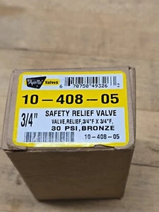Apollo 10-408-05 3/4" Safety relief valve 30psi - Picture 1 of 4