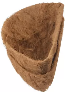 Half Circle Coco Liner,Wall Planter Liners for Wall Hanging Basket 16 Inch(2 Pa - Picture 1 of 6
