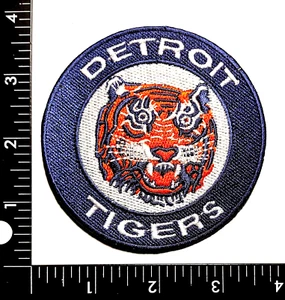DETROIT TIGERS IRON ON EMBROIDERED HIGH QUALITY PATCH  - Picture 1 of 1