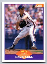 1989  Score #221 David Cone New York Mets