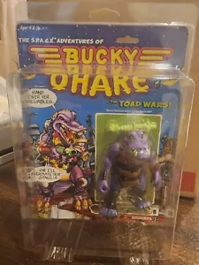 Vintage 1990 Hasbro Bucky O'Hare Al Negator Action Figure Sealed MOC w/case - Picture 1 of 8