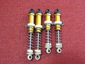 Vintage Team Associated RC10T RC10-T Front/Rear Aluminum Shocks (Gold). #0404 - Picture 1 of 10