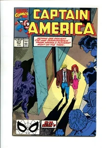 Captain America 371 VF+ 8.5 Marvel 1990 - Picture 1 of 3