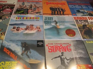 SURF LONGBOARD COVER ART 30TITLES RARE VENTURES DIMENSIONS DALE COLE BEACH BOYS - Picture 1 of 1