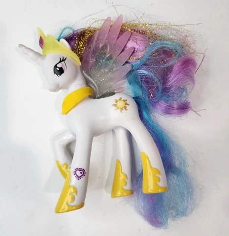 My Little Pony Canterlot Castle 5" Princess Celestia Tinsel Brushable Figure Cover