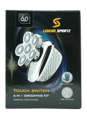 Legend Sport 6D Head Shaver  Plus 6 In 1 Grooming Kit NEW  - Image 1 of 4