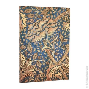 Paperblanks 2026 12-Month Morris Windrush Weekly Midi Vertical Softcover Diary - Picture 1 of 5