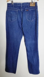 Vintage Lee Jeans Size 36x33 Actual Made In USA 80s 90s Union Made - Picture 1 of 12