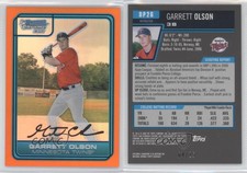 2006 Bowman Draft Chrome Draft Picks Orange Refractor /25 Garrett Olson #DP26