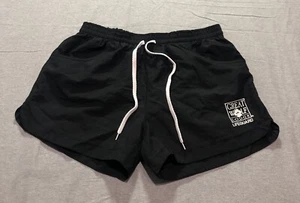 Great Wolf Lodge Swim Shorts Women's XL Dark Minimalist Beach Lifeguard Goth - Picture 1 of 10