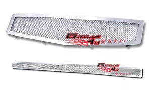 For 2003-2007 Cadillac CTS Stainless Steel Chrome Mesh Grille Grill Insert Combo - Picture 1 of 2
