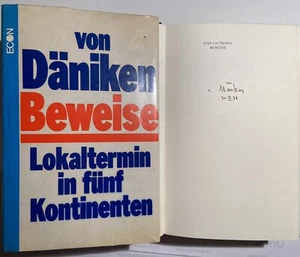 Erich von Däniken signiert Buch Original Unterschrift Signatur Autogramm - Picture 1 of 1