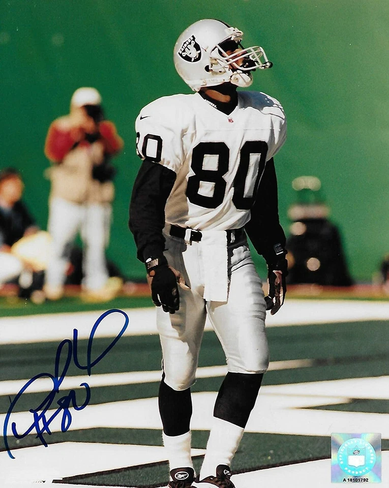 Foto firmada autografiada 8x10 por Desmond Howard Oakland Raiders certificado de autenticidad... Foto 1 de 1