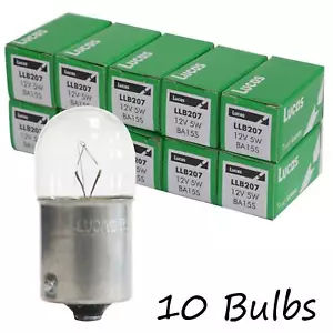 10x Original Lucas Bulb - LLB207 5W R5W BA15S - Picture 1 of 3