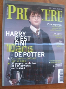 MAGAZINE PREMIERE COUVERTURE HOLOGRAMME  10 ANS HARRY POTTER  N°413 JUIL 2011 - Picture 1 of 3