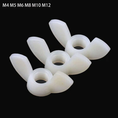 Flügelmuttern Kunststoff Muttern DIN 315 Flügelmutter M4 M5 M6 M8 M10 M12 Nylon - Bild 1 von 4