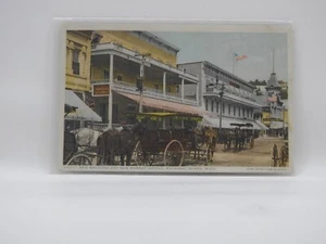Postkarte Neu Mackinac & New Murray Hotels Mackinac Island Detroit Verlag G862 - Bild 1 von 2