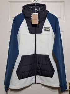 Passenger Hooded Polar Fleece Men's S P2P 24" Full Zip Timber Egret *See Descrip - Picture 1 of 19