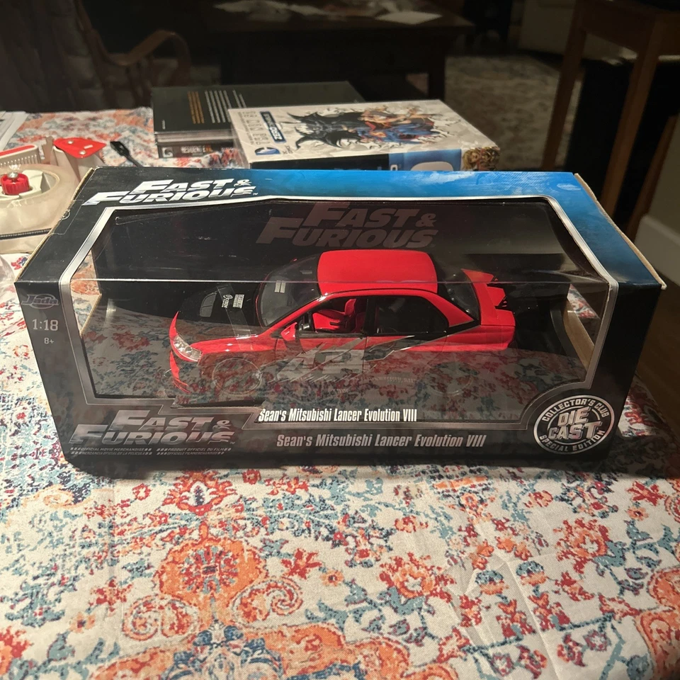 MITSUBISHI Lancer Evolution VIII Fast & Furious Tokyo Drift 1 18 Diecast - 97179