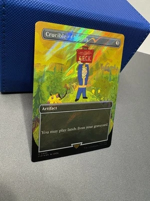 Crucible of Worlds Borderless Surge Foil Universes Beyond Fallout Pip 0885 - Image 1 of 4