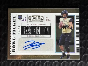 2019 Panini Contenders Draft Picks 15/99 College Ticket Kyle Shurmur Commanders - Picture 1 of 2