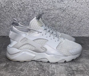 Nike Air Mens Huarache Run Ultra SE Premium White 857909-001Athletic Shoes Sz 14 - Foto 1 di 5